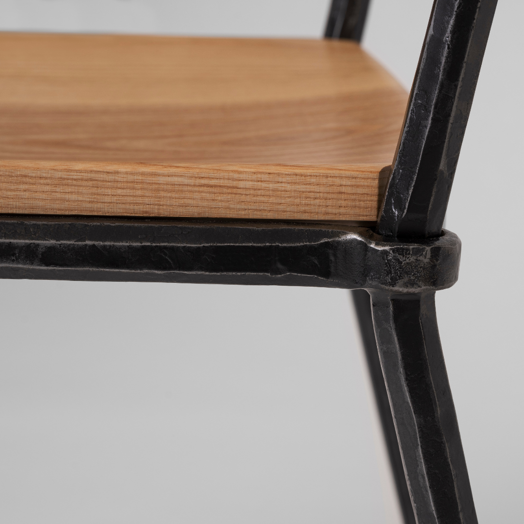 Forged Dining Chair Detailed View of Seat